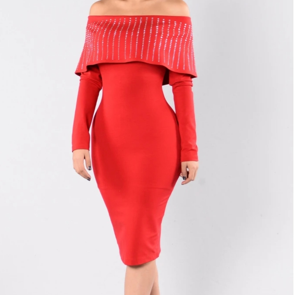 Stud Midi dress